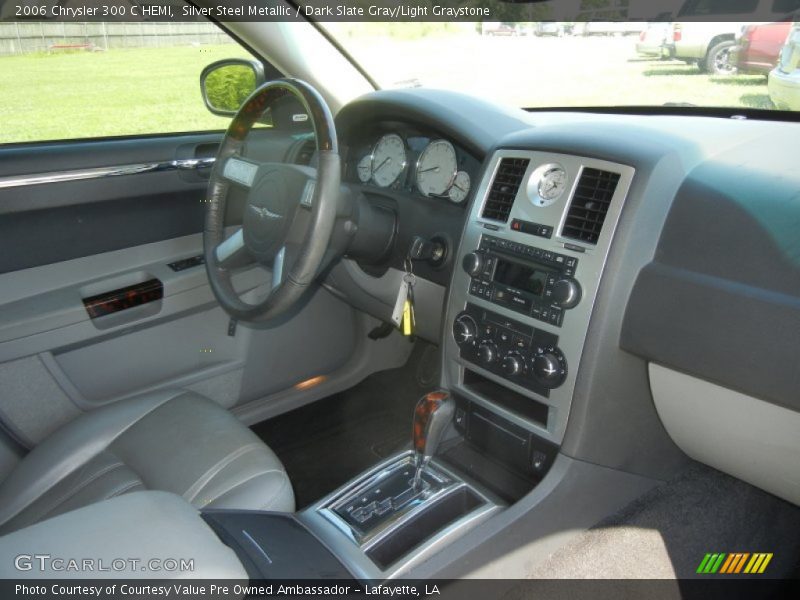 Silver Steel Metallic / Dark Slate Gray/Light Graystone 2006 Chrysler 300 C HEMI
