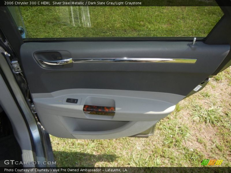 Silver Steel Metallic / Dark Slate Gray/Light Graystone 2006 Chrysler 300 C HEMI