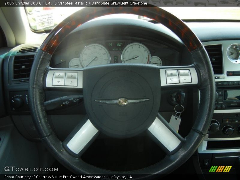 Silver Steel Metallic / Dark Slate Gray/Light Graystone 2006 Chrysler 300 C HEMI