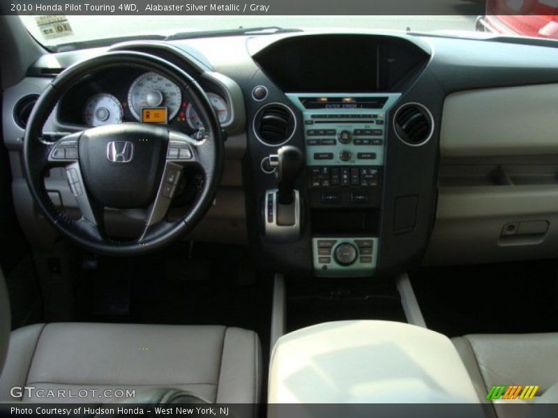 Alabaster Silver Metallic / Gray 2010 Honda Pilot Touring 4WD