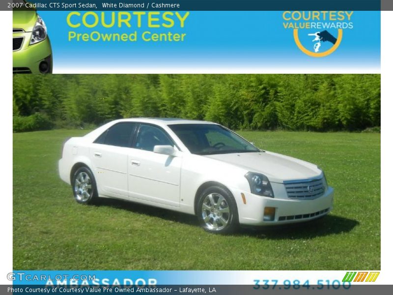 White Diamond / Cashmere 2007 Cadillac CTS Sport Sedan