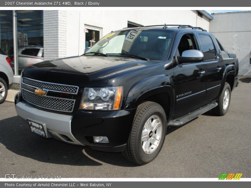Black / Ebony 2007 Chevrolet Avalanche Z71 4WD