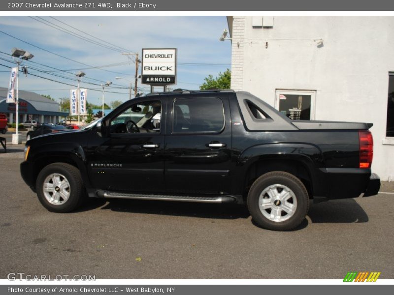 Black / Ebony 2007 Chevrolet Avalanche Z71 4WD