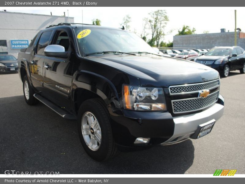 Black / Ebony 2007 Chevrolet Avalanche Z71 4WD
