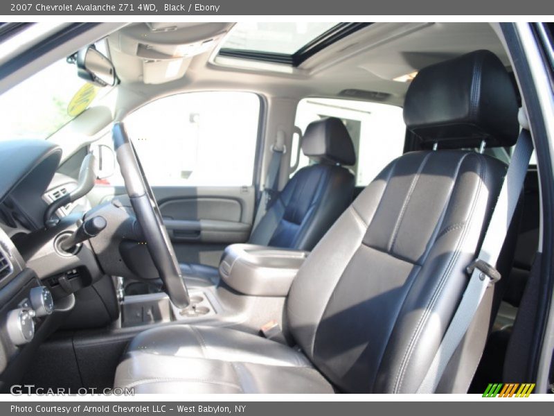 Black / Ebony 2007 Chevrolet Avalanche Z71 4WD