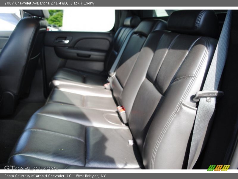 Black / Ebony 2007 Chevrolet Avalanche Z71 4WD