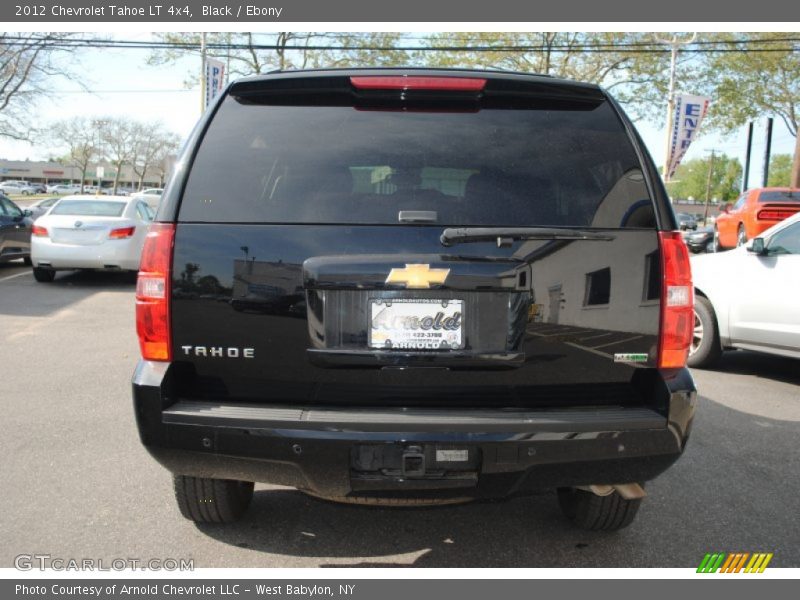 Black / Ebony 2012 Chevrolet Tahoe LT 4x4