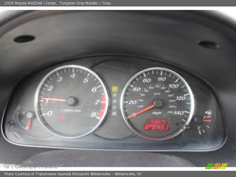 Tungsten Gray Metallic / Gray 2006 Mazda MAZDA6 i Sedan