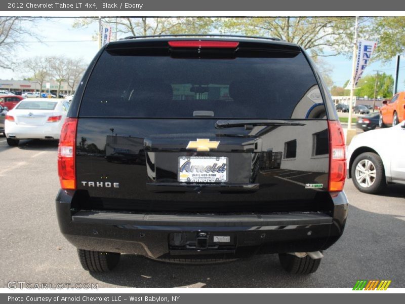 Black / Ebony 2012 Chevrolet Tahoe LT 4x4