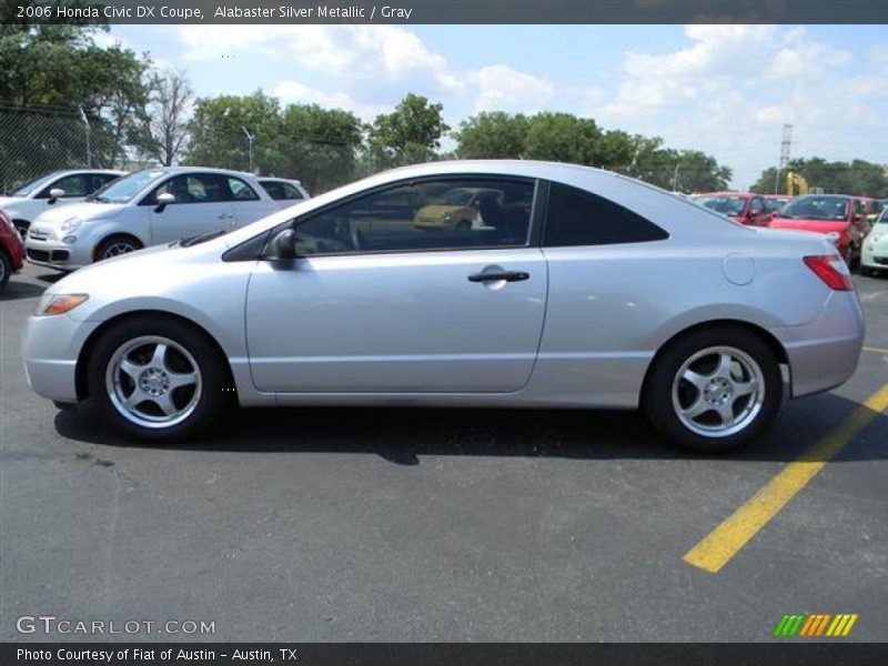 Alabaster Silver Metallic / Gray 2006 Honda Civic DX Coupe