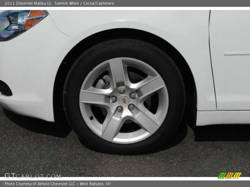 Summit White / Cocoa/Cashmere 2011 Chevrolet Malibu LS