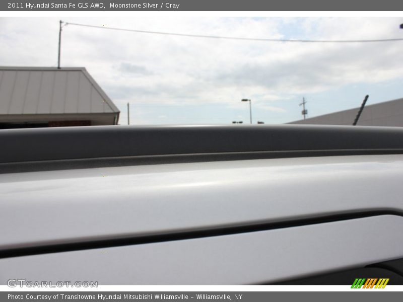 Moonstone Silver / Gray 2011 Hyundai Santa Fe GLS AWD
