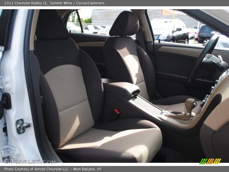Summit White / Cocoa/Cashmere 2011 Chevrolet Malibu LS