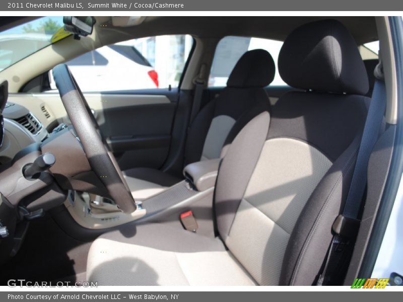 Summit White / Cocoa/Cashmere 2011 Chevrolet Malibu LS