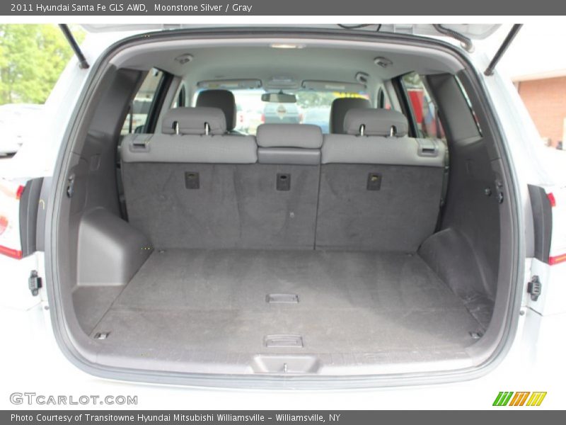 Moonstone Silver / Gray 2011 Hyundai Santa Fe GLS AWD