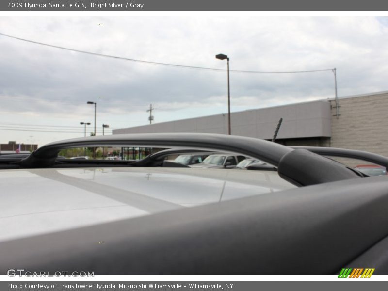 Bright Silver / Gray 2009 Hyundai Santa Fe GLS