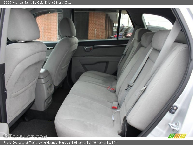 Bright Silver / Gray 2009 Hyundai Santa Fe GLS