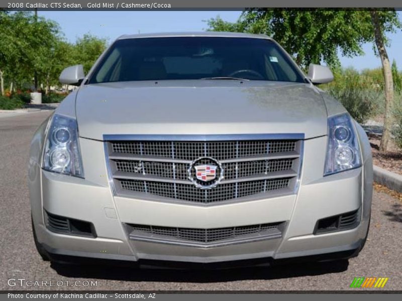 Gold Mist / Cashmere/Cocoa 2008 Cadillac CTS Sedan