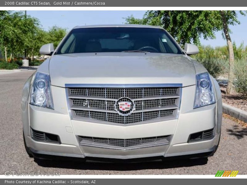 Gold Mist / Cashmere/Cocoa 2008 Cadillac CTS Sedan