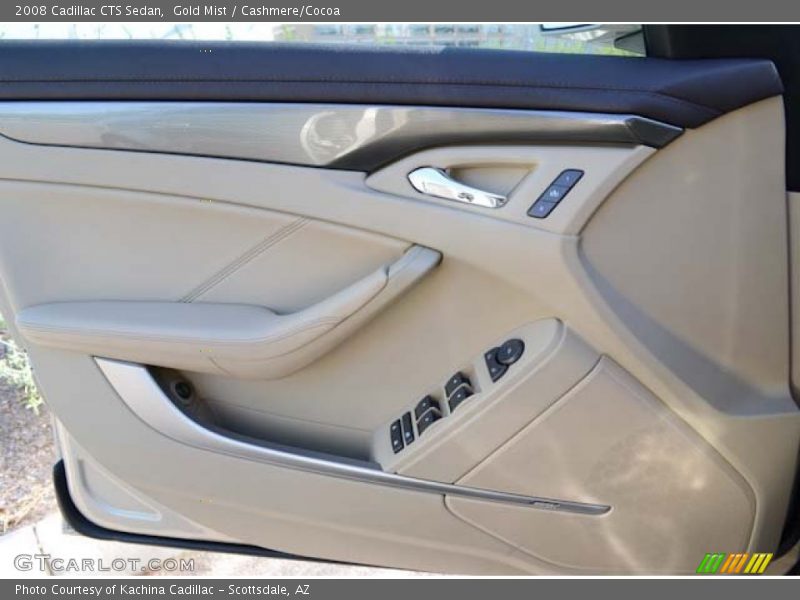 Gold Mist / Cashmere/Cocoa 2008 Cadillac CTS Sedan