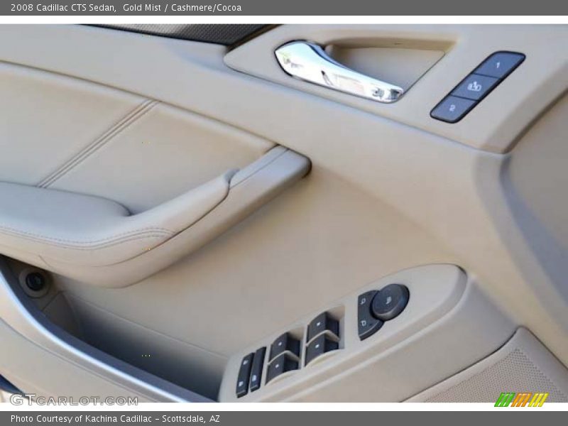 Gold Mist / Cashmere/Cocoa 2008 Cadillac CTS Sedan