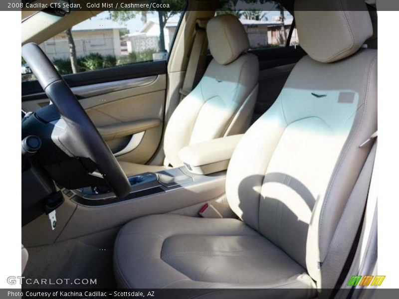 Gold Mist / Cashmere/Cocoa 2008 Cadillac CTS Sedan