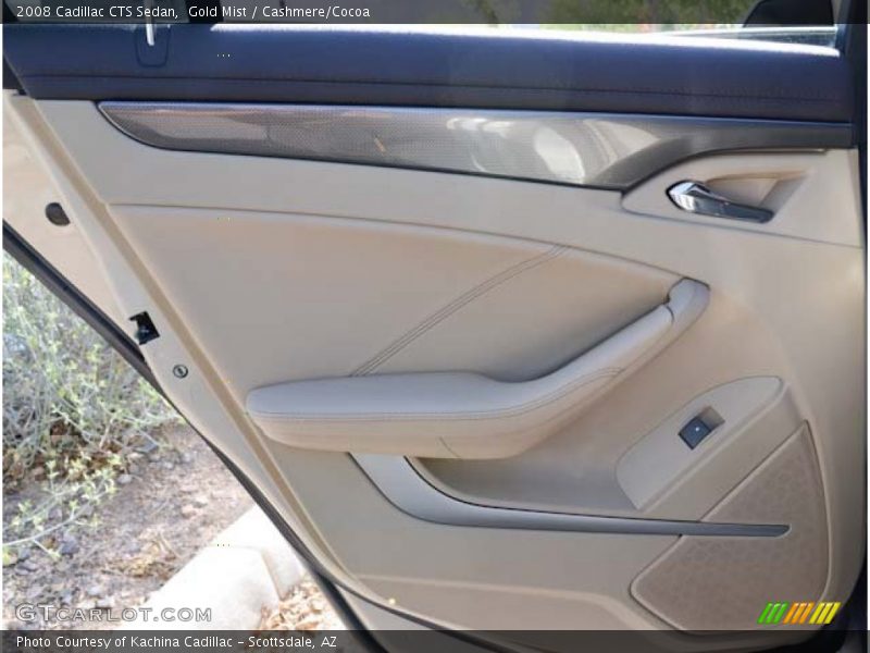 Gold Mist / Cashmere/Cocoa 2008 Cadillac CTS Sedan