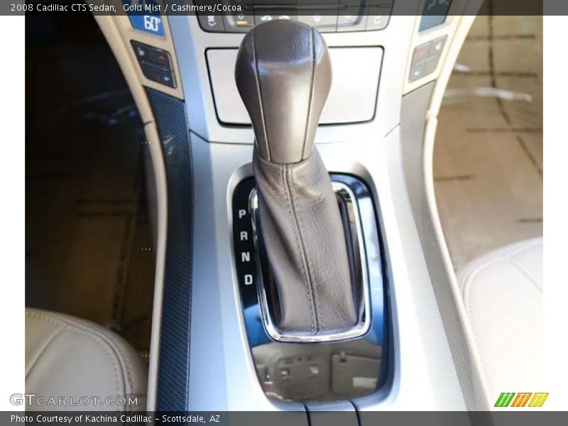 Gold Mist / Cashmere/Cocoa 2008 Cadillac CTS Sedan