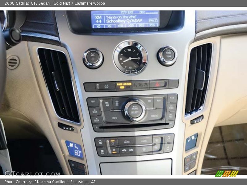 Gold Mist / Cashmere/Cocoa 2008 Cadillac CTS Sedan