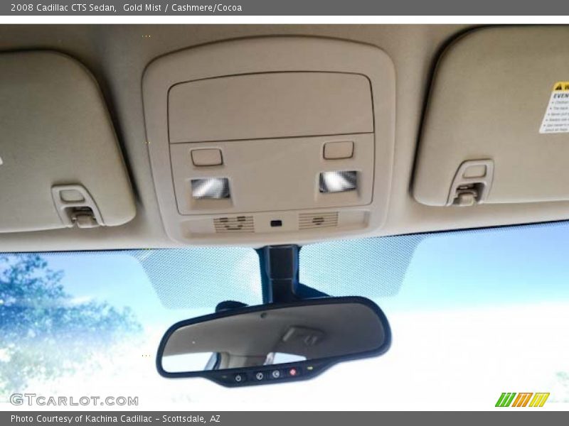 Gold Mist / Cashmere/Cocoa 2008 Cadillac CTS Sedan