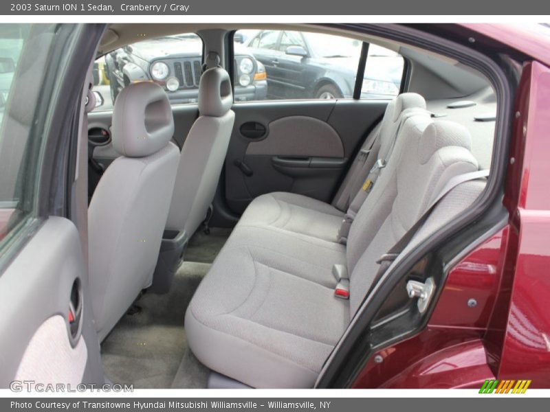 Cranberry / Gray 2003 Saturn ION 1 Sedan