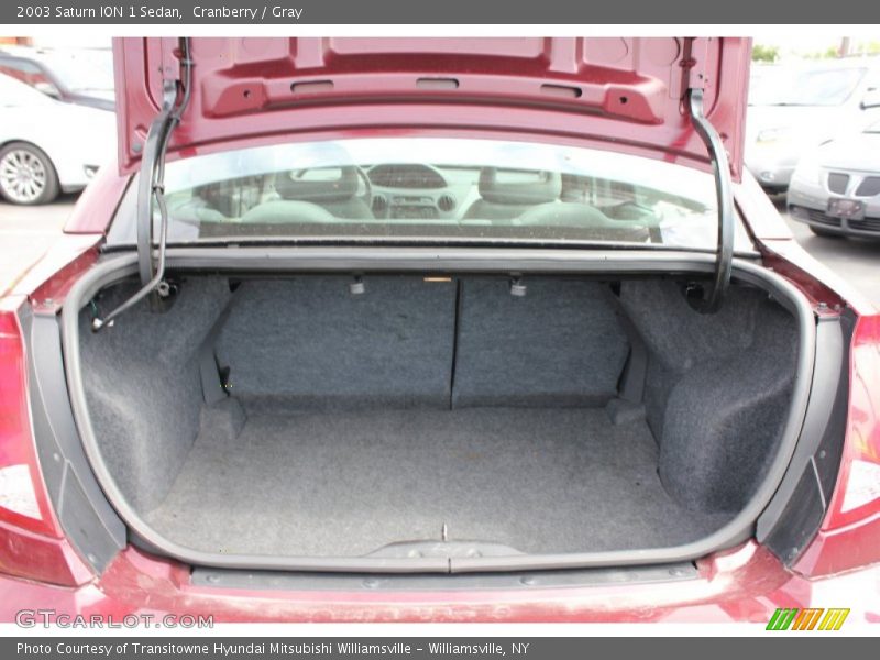 Cranberry / Gray 2003 Saturn ION 1 Sedan