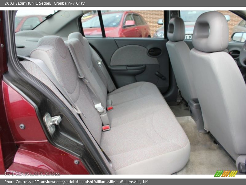 Cranberry / Gray 2003 Saturn ION 1 Sedan