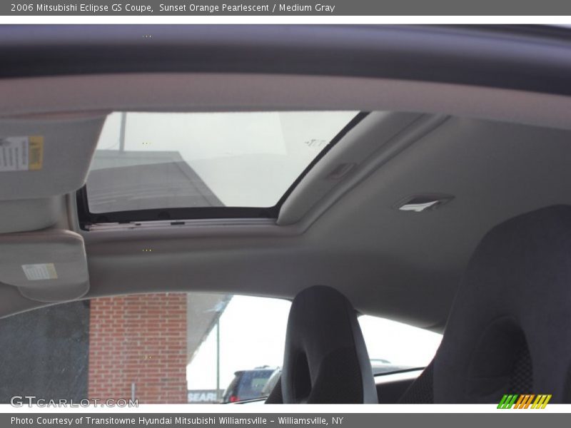 Sunset Orange Pearlescent / Medium Gray 2006 Mitsubishi Eclipse GS Coupe