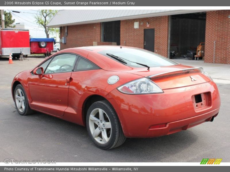 Sunset Orange Pearlescent / Medium Gray 2006 Mitsubishi Eclipse GS Coupe