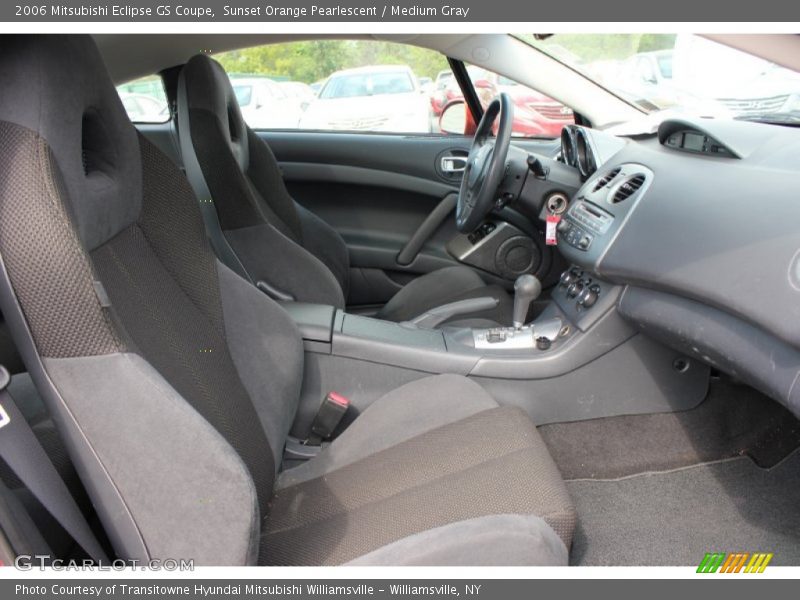 Sunset Orange Pearlescent / Medium Gray 2006 Mitsubishi Eclipse GS Coupe