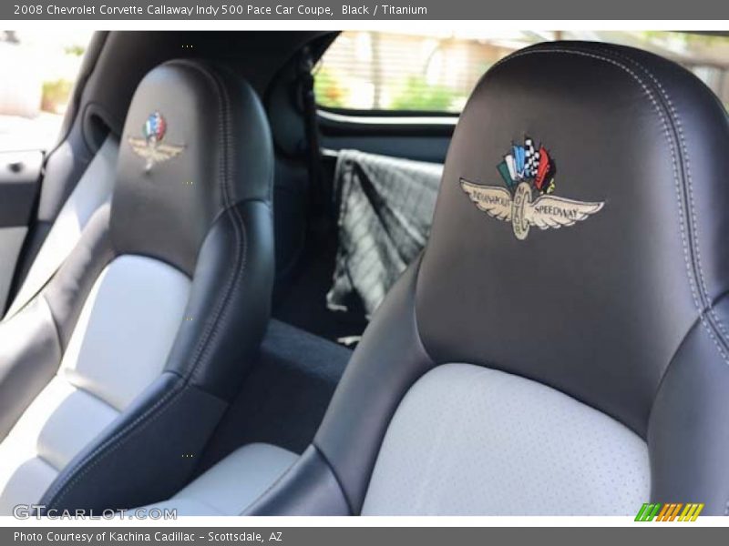 Black / Titanium 2008 Chevrolet Corvette Callaway Indy 500 Pace Car Coupe