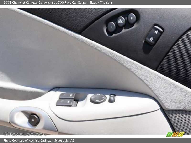 Black / Titanium 2008 Chevrolet Corvette Callaway Indy 500 Pace Car Coupe