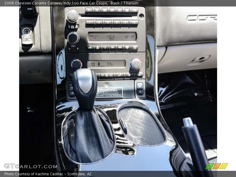 Controls of 2008 Corvette Callaway Indy 500 Pace Car Coupe