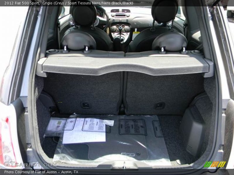 Grigio (Grey) / Sport Tessuto Nero/Nero (Black/Black) 2012 Fiat 500 Sport