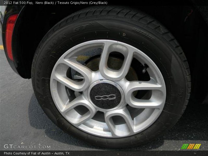 Nero (Black) / Tessuto Grigio/Nero (Grey/Black) 2012 Fiat 500 Pop