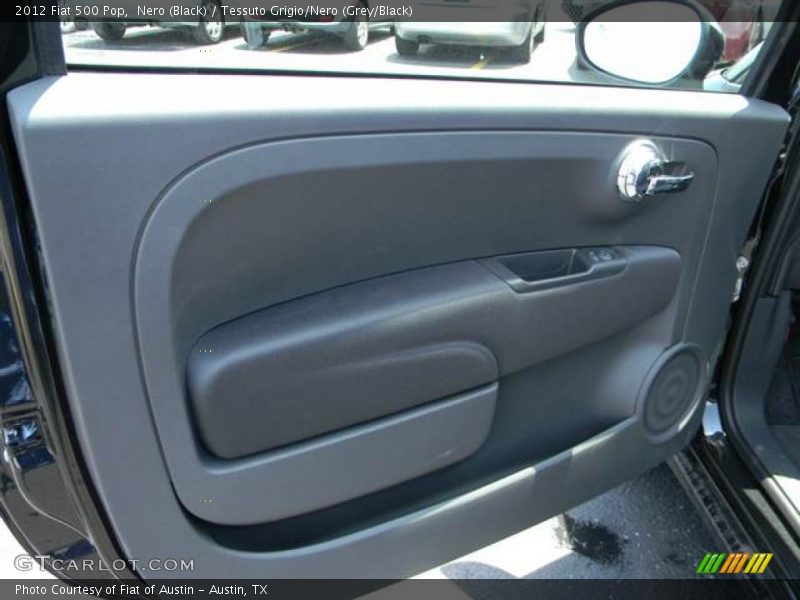 Nero (Black) / Tessuto Grigio/Nero (Grey/Black) 2012 Fiat 500 Pop