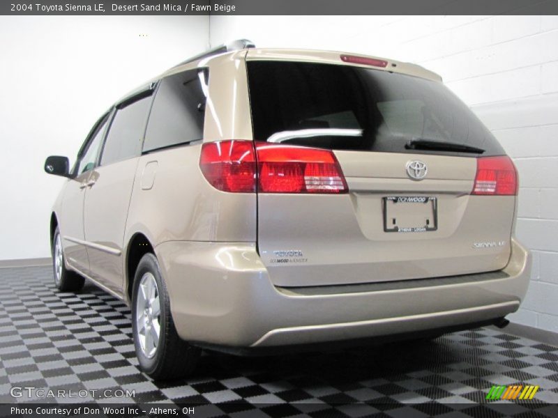 Desert Sand Mica / Fawn Beige 2004 Toyota Sienna LE