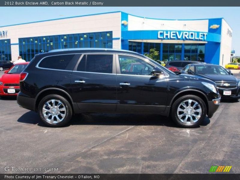 Carbon Black Metallic / Ebony 2012 Buick Enclave AWD