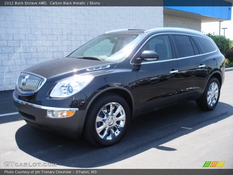 Carbon Black Metallic / Ebony 2012 Buick Enclave AWD