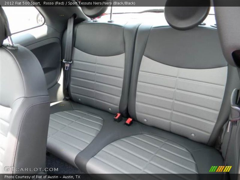 Rosso (Red) / Sport Tessuto Nero/Nero (Black/Black) 2012 Fiat 500 Sport
