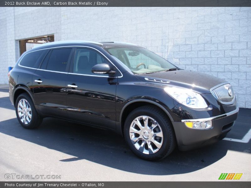 Carbon Black Metallic / Ebony 2012 Buick Enclave AWD