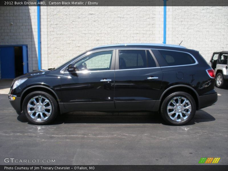 Carbon Black Metallic / Ebony 2012 Buick Enclave AWD