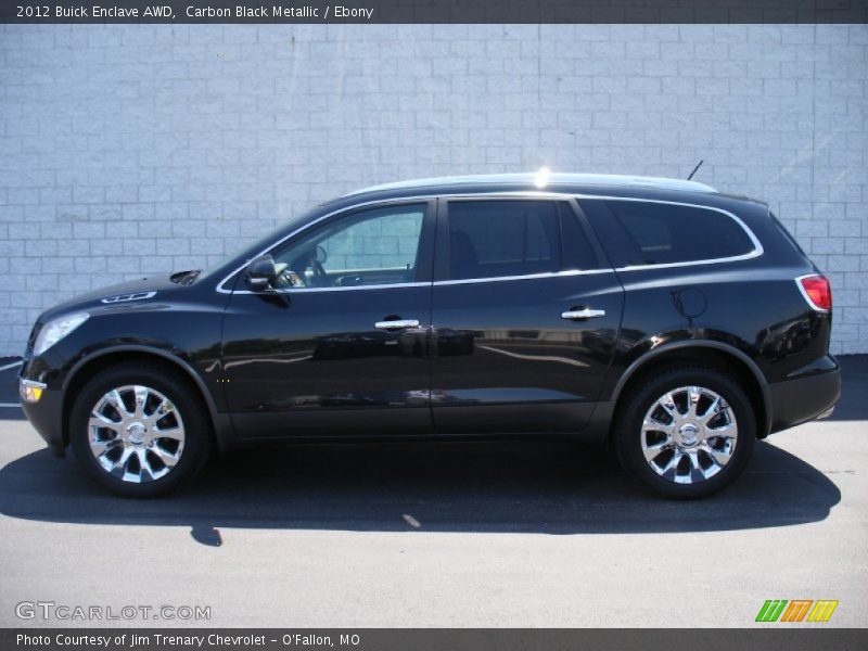 Carbon Black Metallic / Ebony 2012 Buick Enclave AWD
