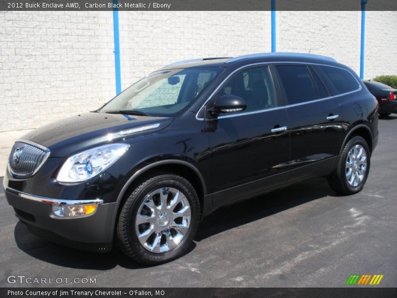 Carbon Black Metallic / Ebony 2012 Buick Enclave AWD